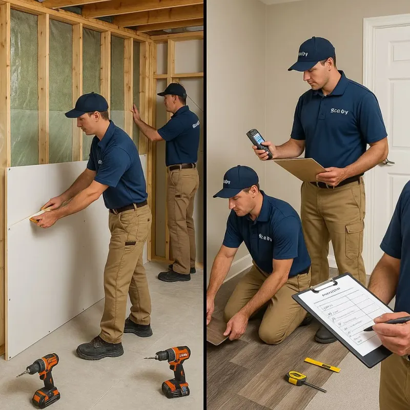 Repairs and Reconstruction process in Goodyear, AZ